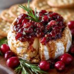 Cranberry Baked Brie Appetizer