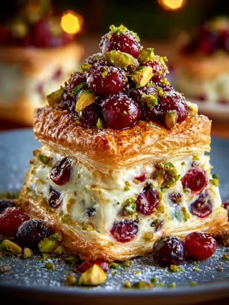 Cranberry Camembert Pistachio Christmas
