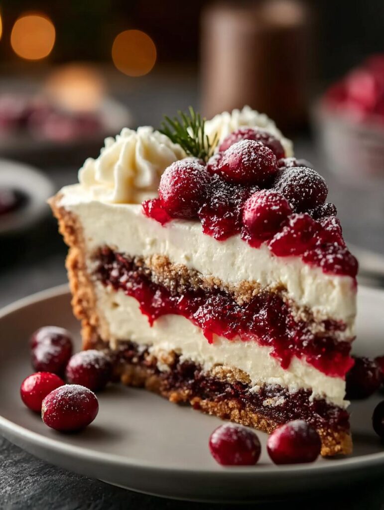 Cranberry Cream Cheese Crumb