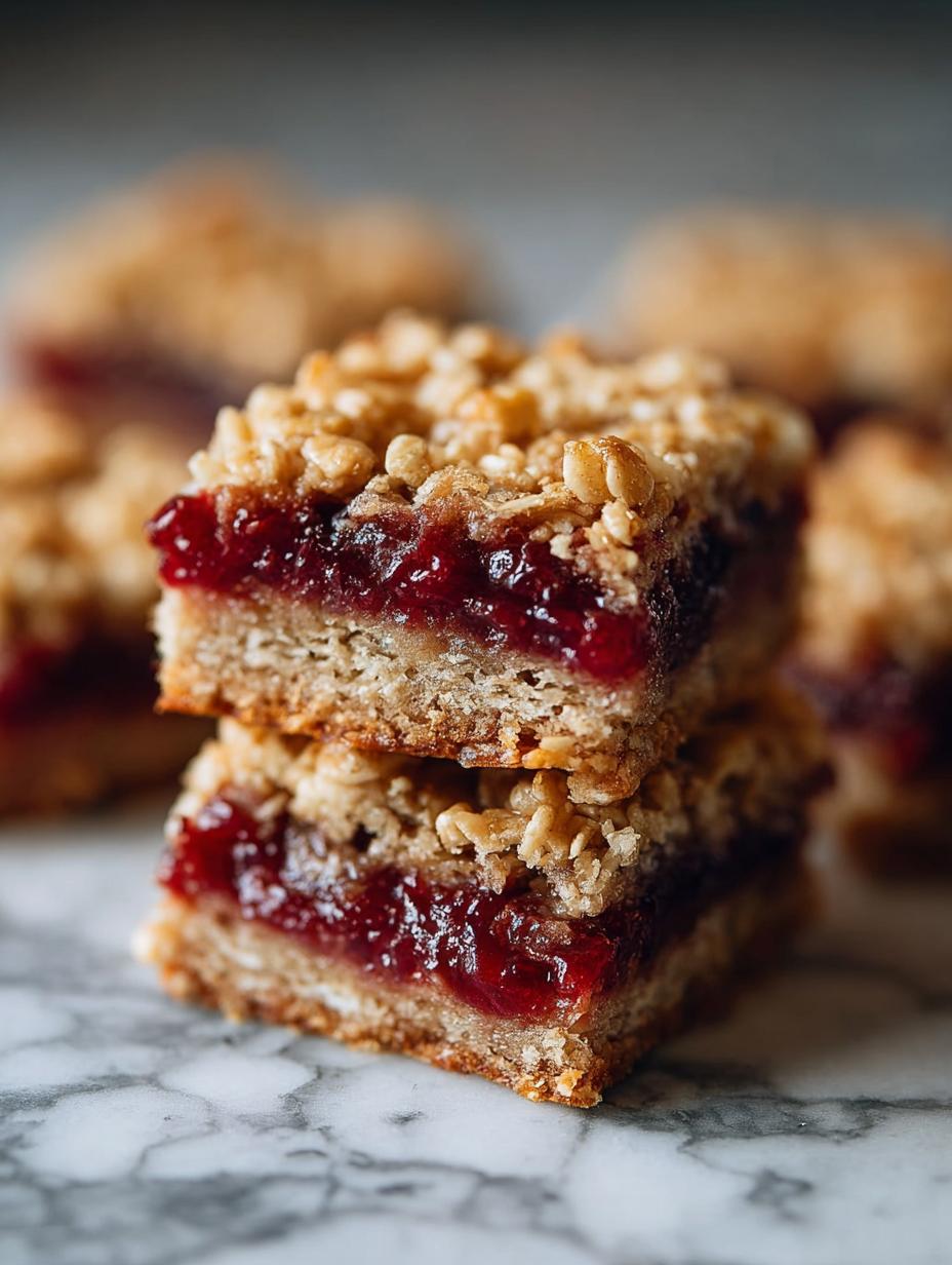 Cranberry Oat Bars with