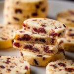 Cranberry Orange Shortbread Cookies