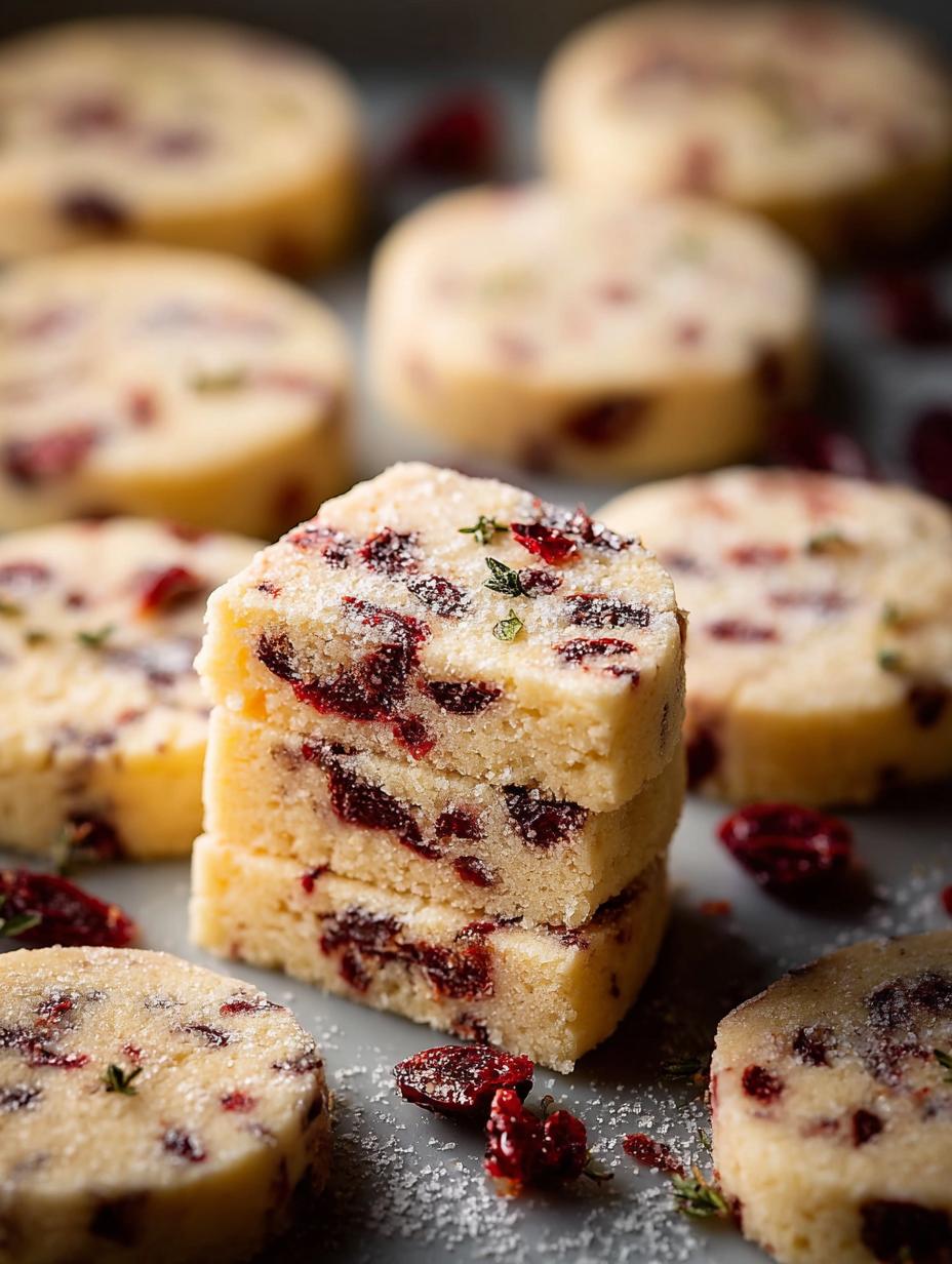 Delicious Cranberry Orange Shortbread Cookies Recipe - Cranberry Orange Shortbread Cookies - additional detail