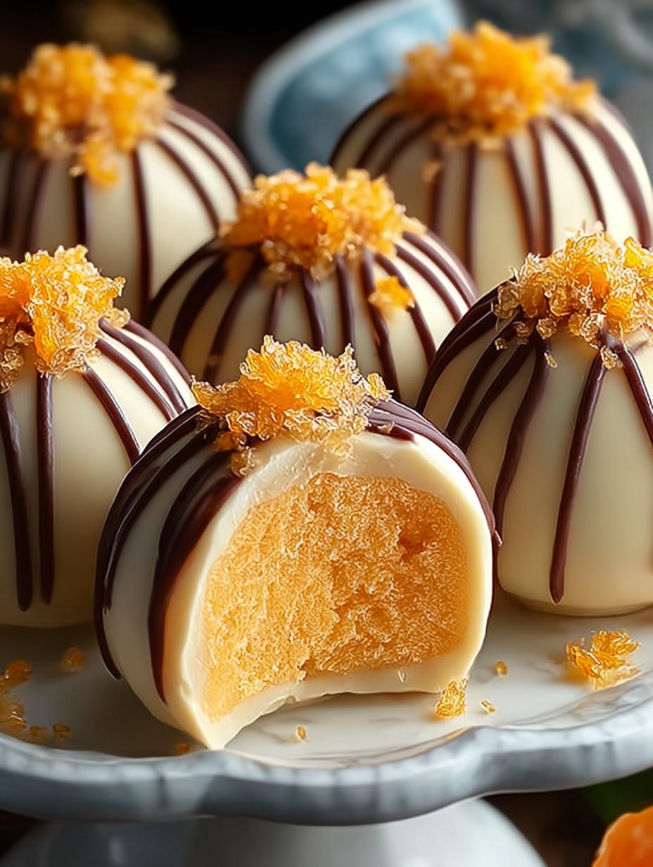 Taste Summer with Creamsicle Truffles in 24 Bites - Creamsicle Truffles - main visual representation