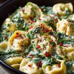 Creamy Spinach Artichoke Tortellini