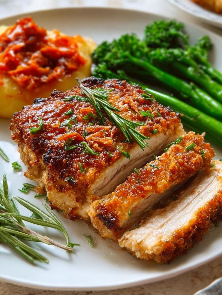 Crispy Onion Baked Pork