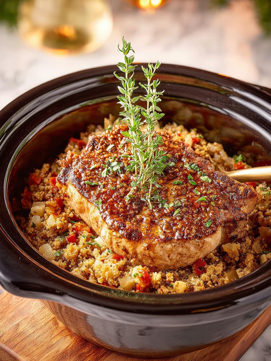 Crockpot Pork Chops Stuffing: 5 Steps to Comforting Perfection - Crockpot Pork Chops Stuffing - main visual representation