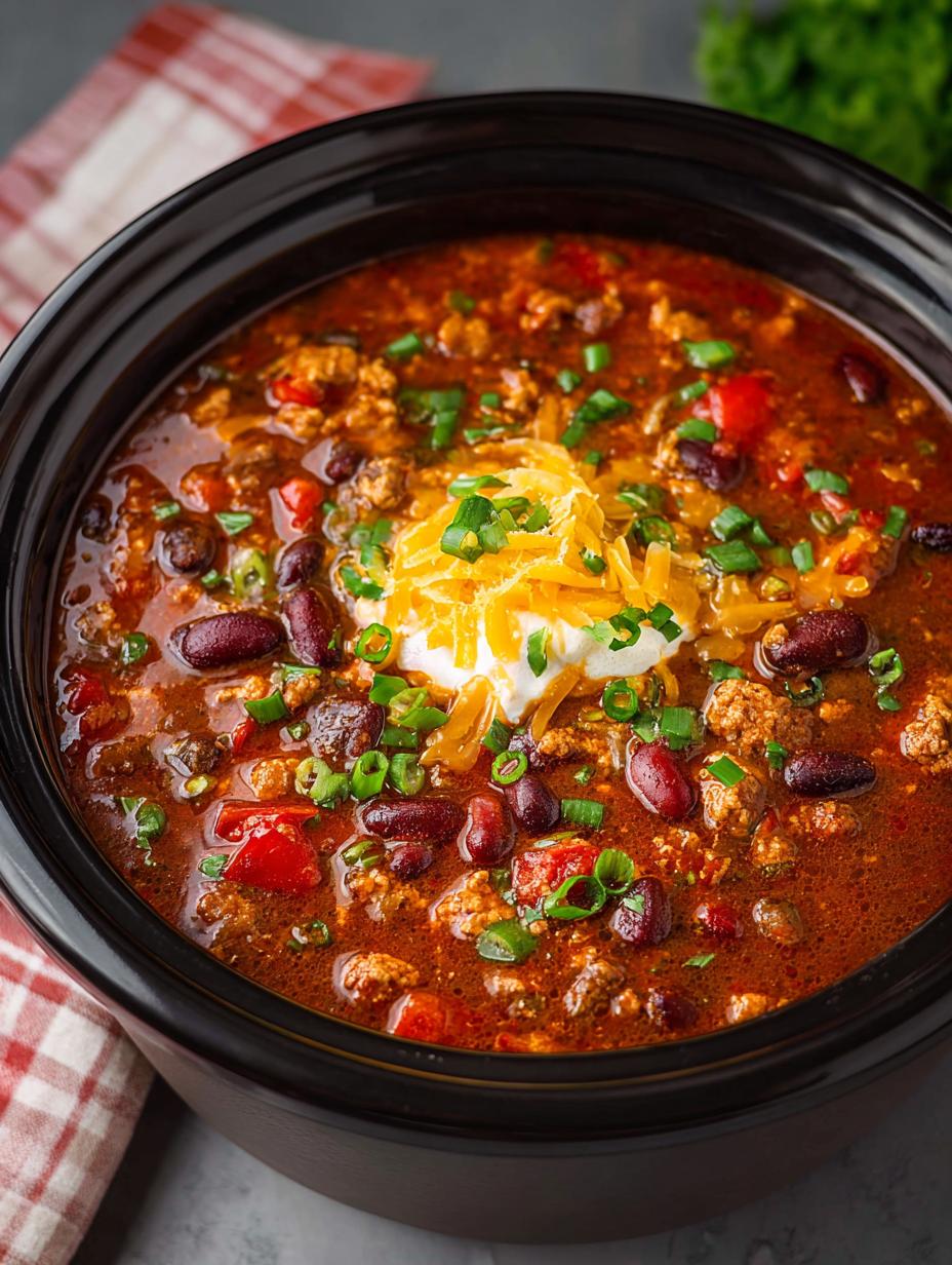 Hearty Crockpot Turkey Chili: 5 Reasons to Love It - Crockpot Turkey Chili - main visual representation