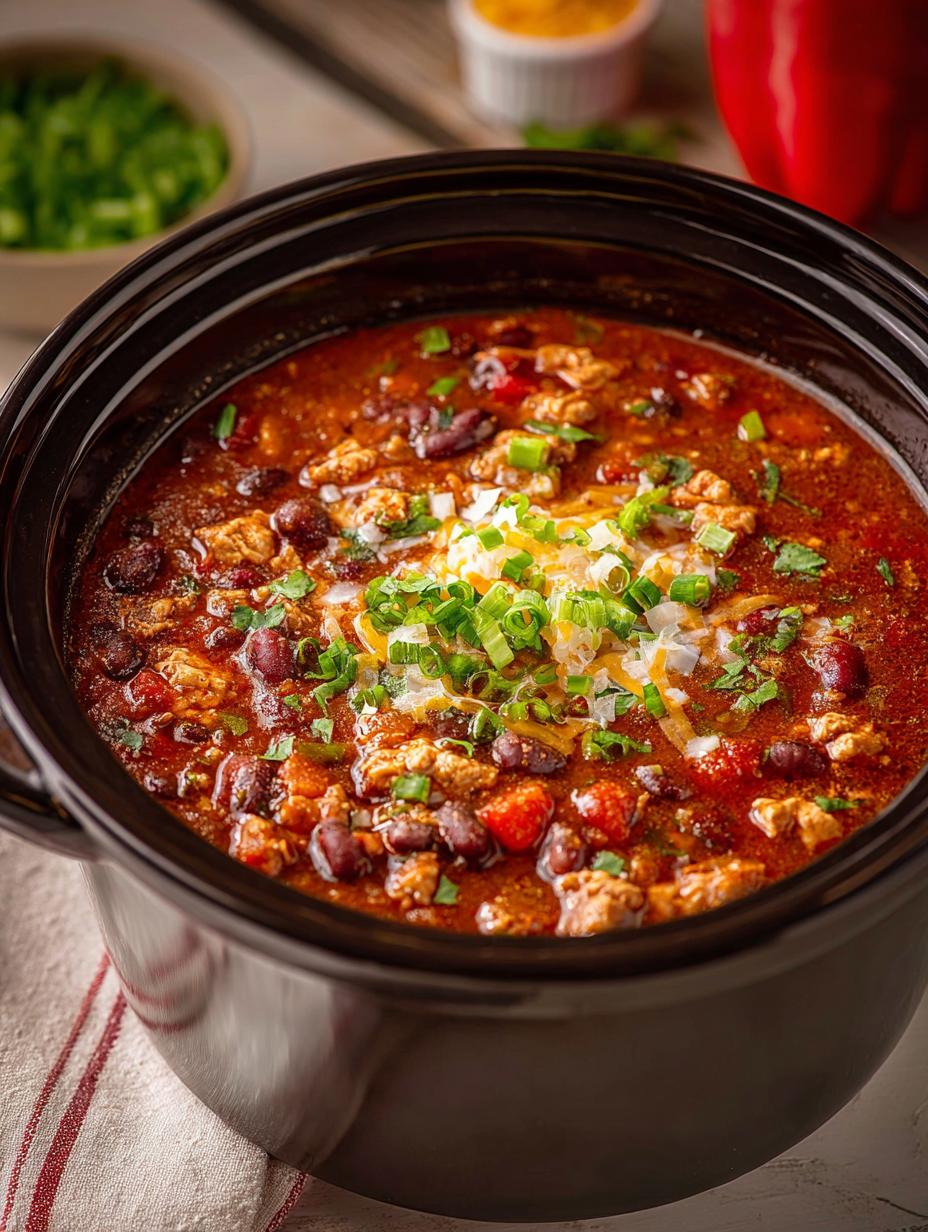 Hearty Crockpot Turkey Chili: 5 Reasons to Love It - Crockpot Turkey Chili - additional detail