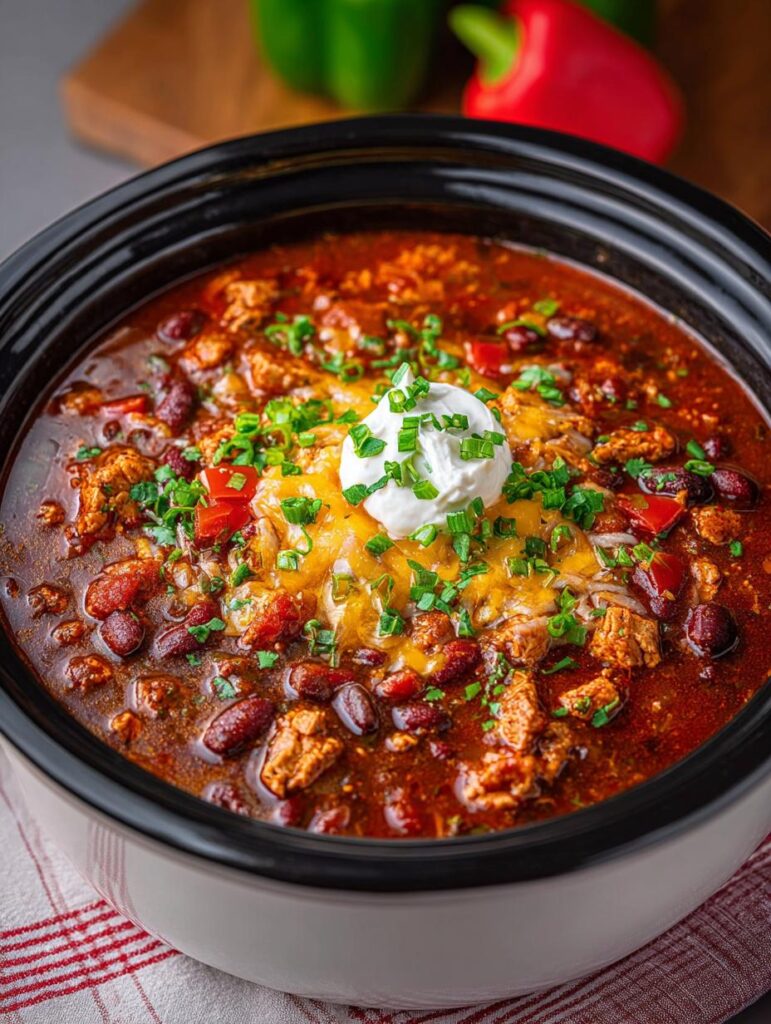 Crockpot Turkey Chili