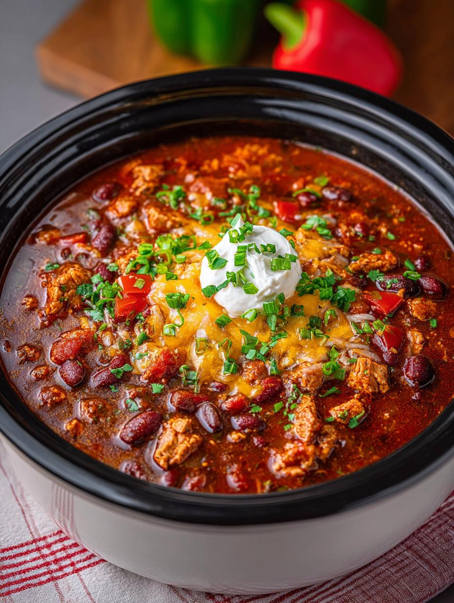 Crockpot Turkey Chili