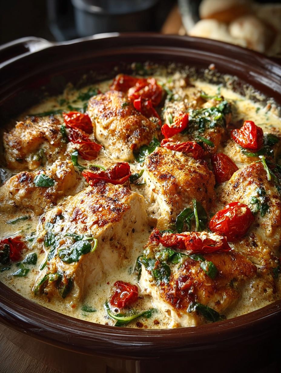 Crockpot Tuscan Chicken Creamy: 5 Reasons You'll Adore It - Crockpot Tuscan Chicken Creamy - main visual representation