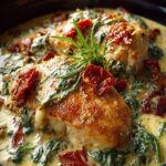 Crockpot Tuscan Chicken Creamy