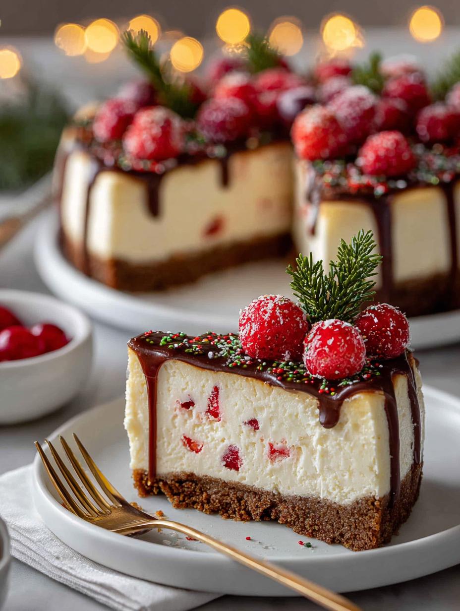 Festive Christmas Cheesecake: 5 Tips for Perfect Holiday Cheer - Festive Christmas Cheesecake - main visual representation