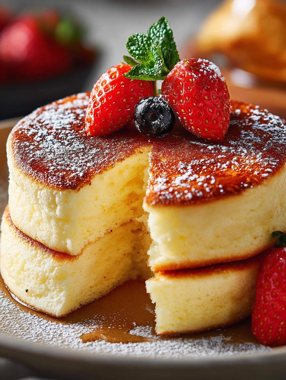 Fluffy Japanese Souffle Pancakes