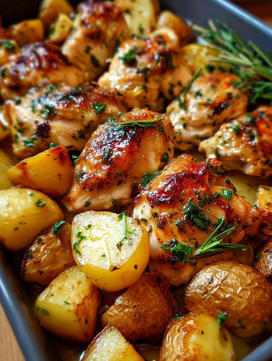 Awesome Garlic Parmesan Chicken Potatoes: Fast & Easy - Garlic Parmesan Chicken Potatoes - additional detail