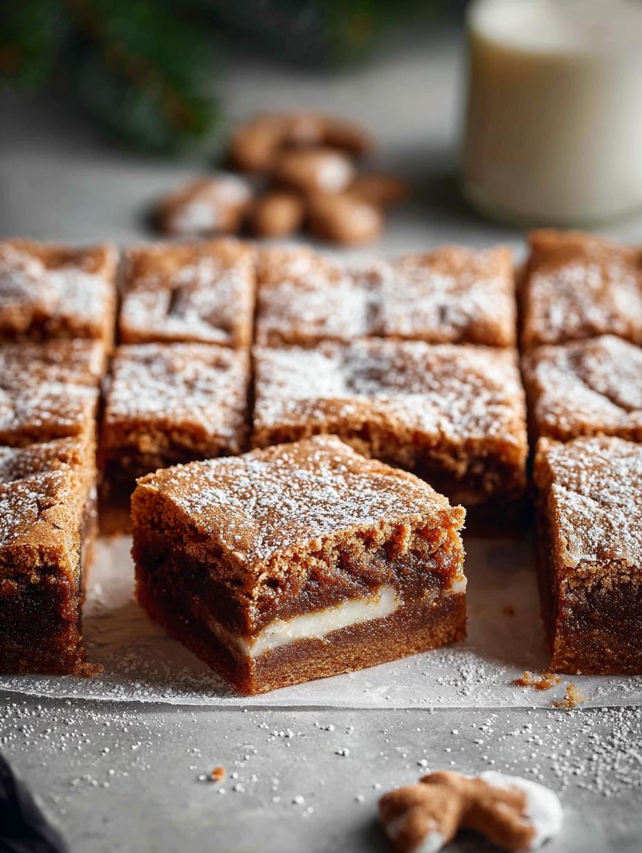 5 Irresistible Gingerbread Blondies with White Chocolate 5 5 Irresistible Gingerbread Blondies with White Chocolate - Gingerbread Blondies with White - main visual representation