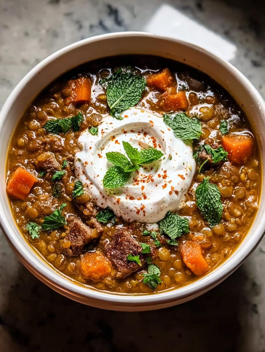 Greek Lamb Lentil Soup: Amazing Comfort in 1 Bowl - Greek Lamb Lentil Soup - ingredients
