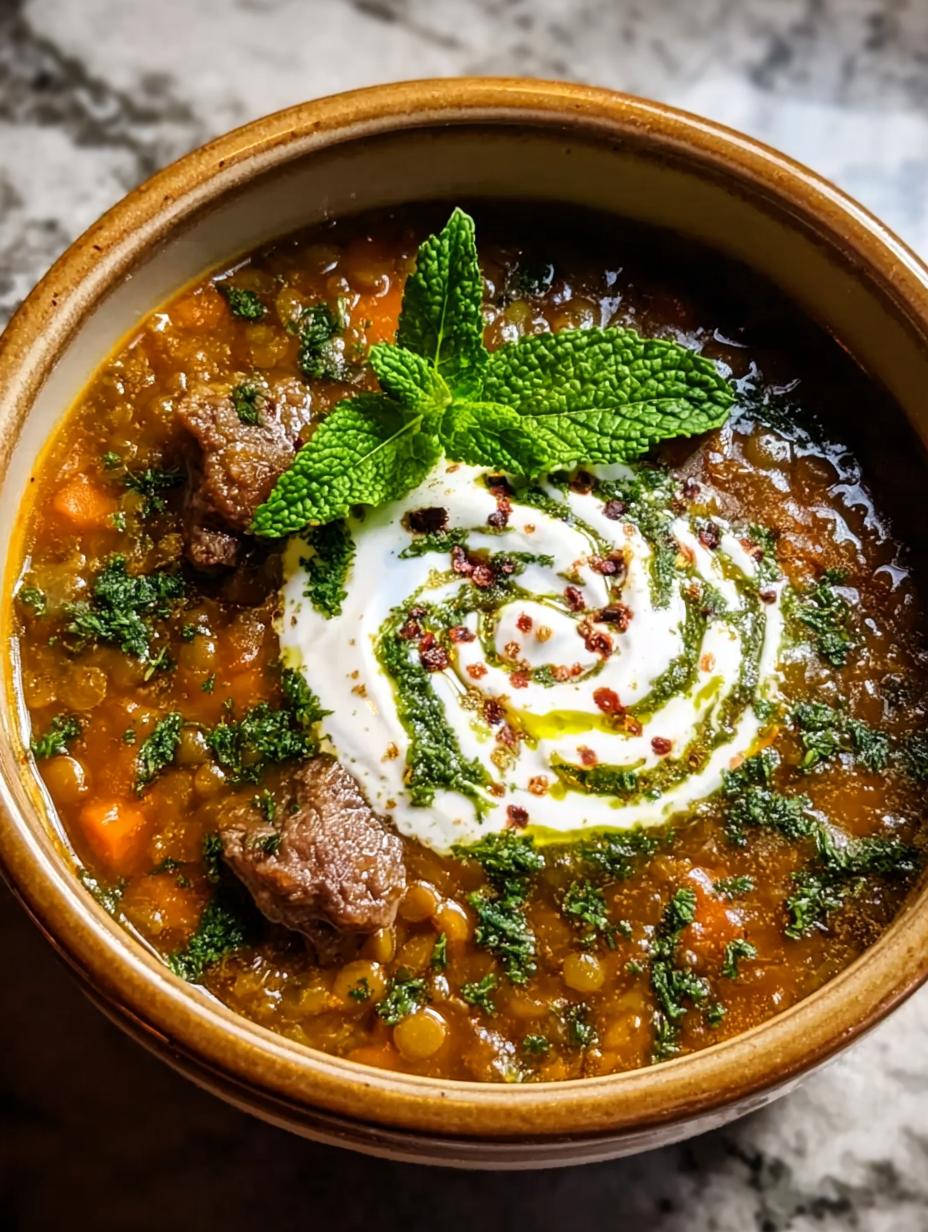 Greek Lamb Lentil Soup