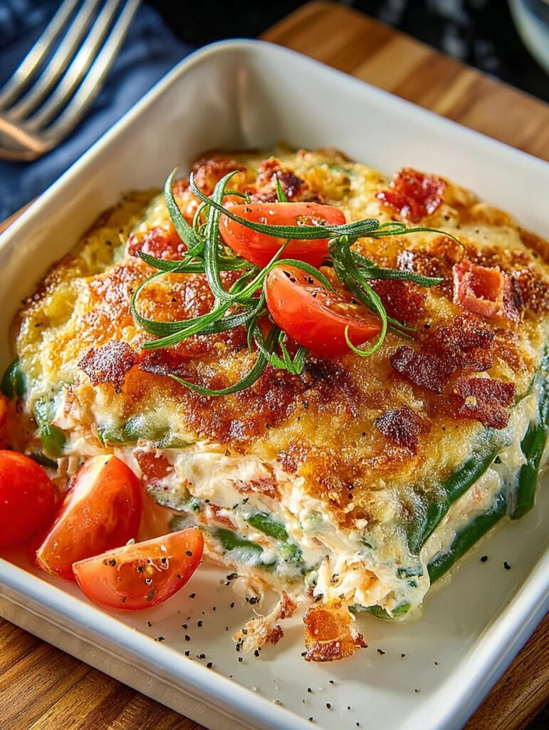 Green Bean Crab Casserole