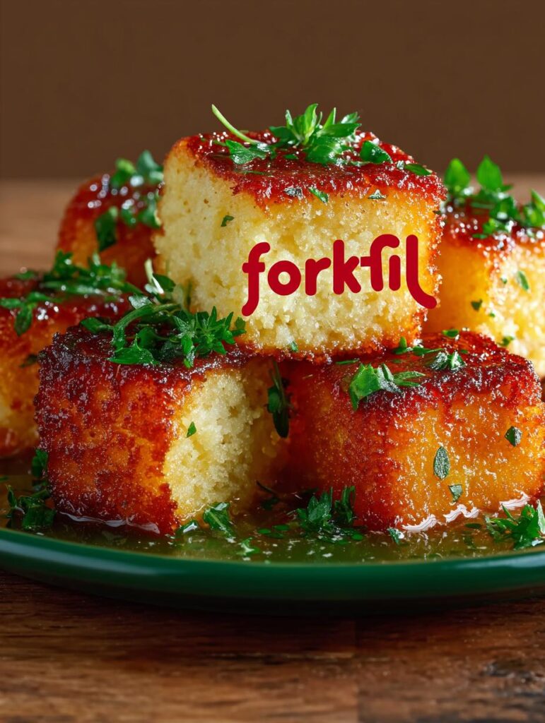 Honey Butter Cornbread Poppers