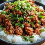 Honey Garlic Ground Turkey