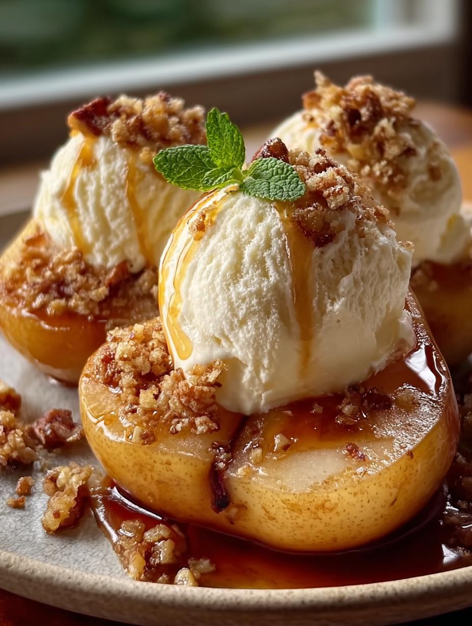 Ice Cream Baked Pear: 5 Steps to a Heavenly Dessert - Ice Cream Baked Pear - additional detail