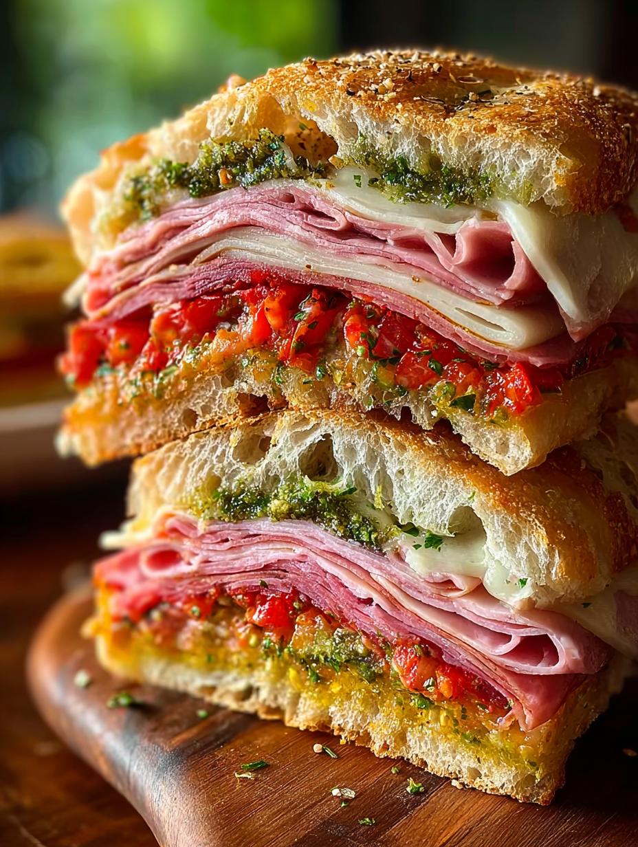 Italian Muffuletta Sandwich
