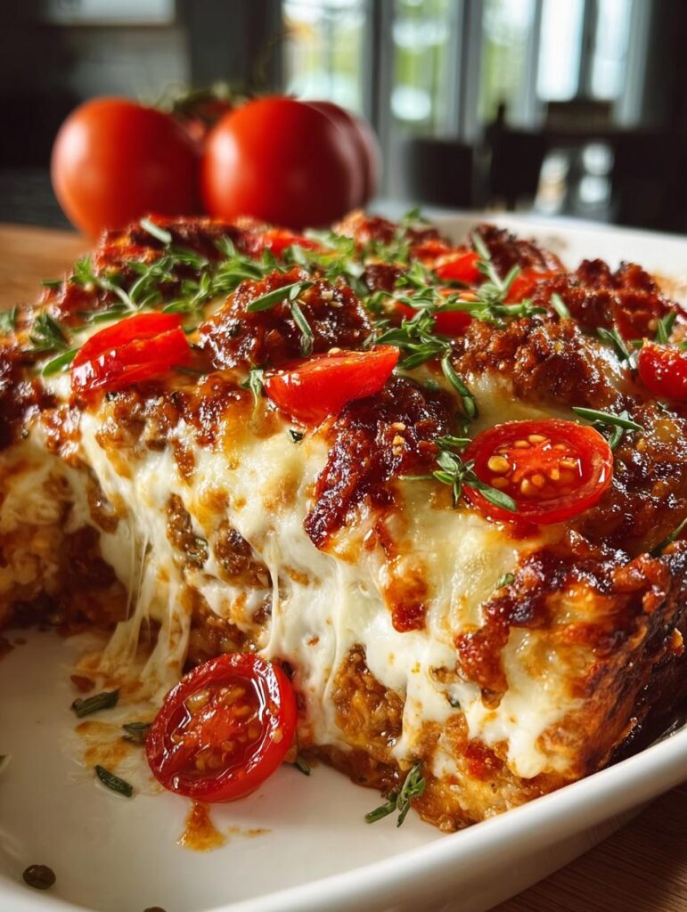 Keto Pizza Casserole Weeknight