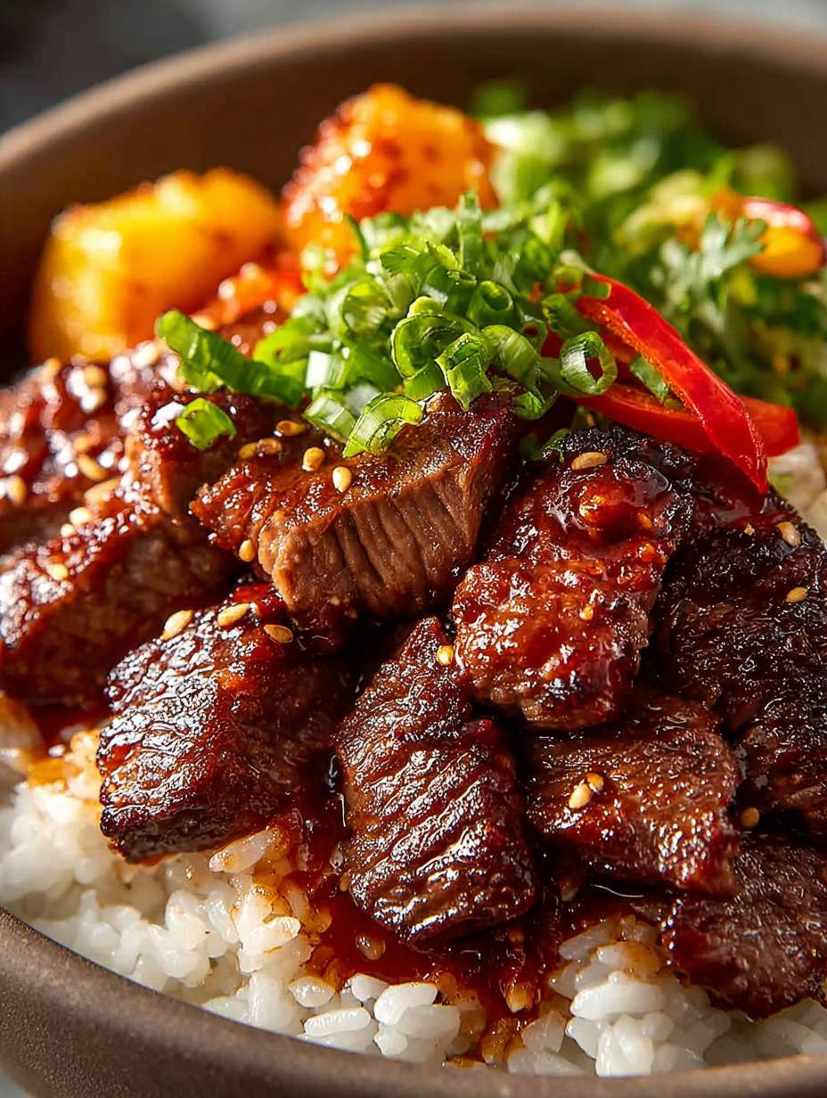 Korean Bbq Steak Rice