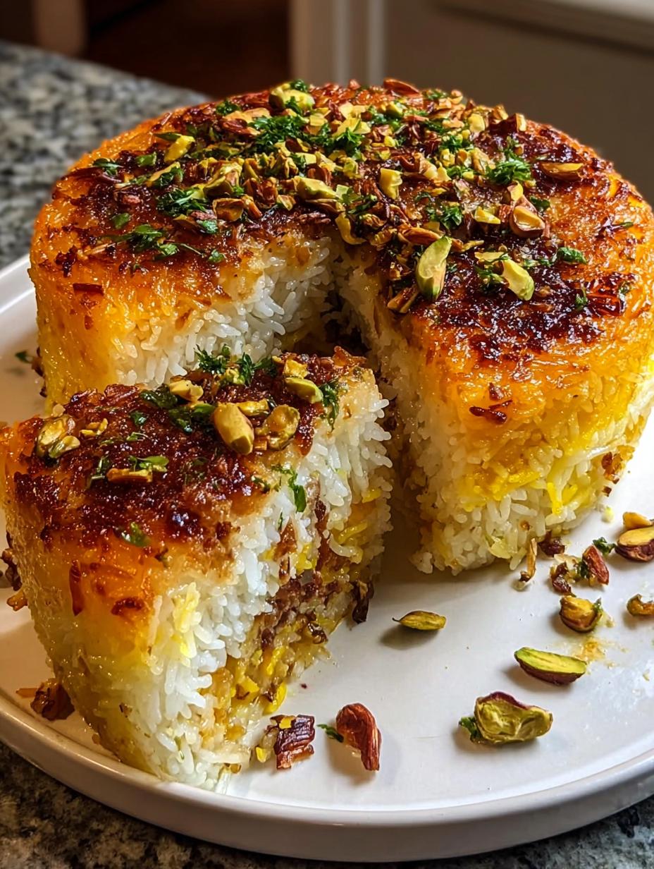 Layered Persian Yogurt Rice