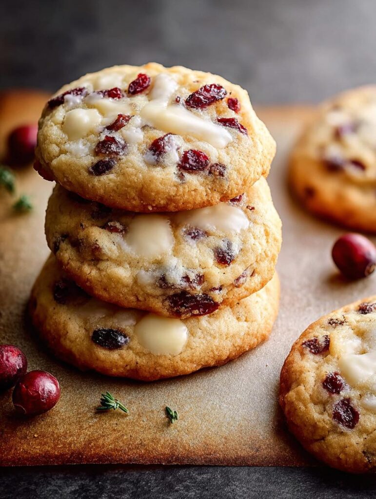 Lemon Cranberry Cookies