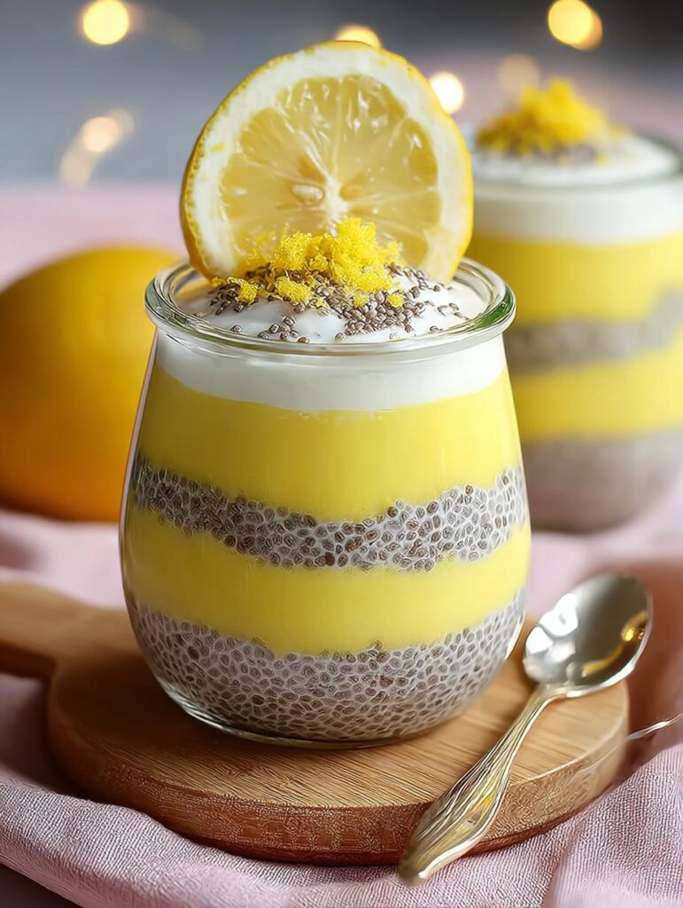Lemon Cream Chia Pudding