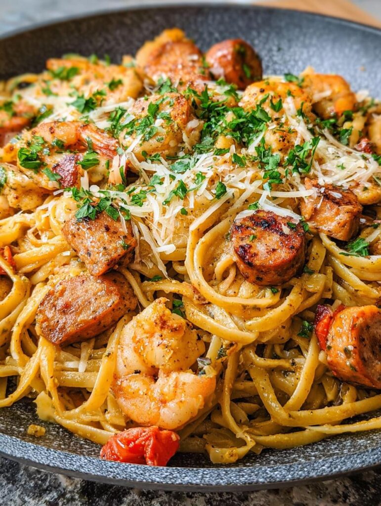 Loaded Cajun Chicken Pasta