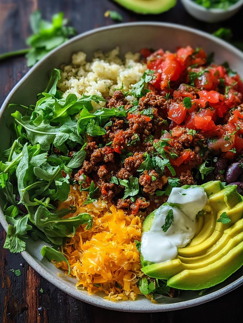 Low Carb Burrito Bowl: Amazing 1 Flavorful Meal - Low Carb Burrito Bowl - main visual representation