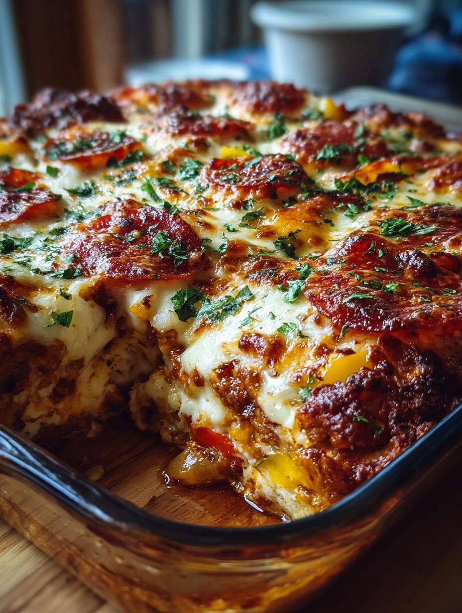Low Carb Pizza Casserole: 7 Cheesy Reasons to Love It - Low Carb Pizza Casserole - main visual representation