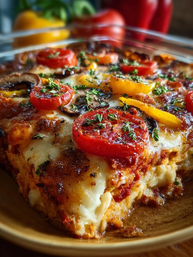 Low Carb Pizza Casserole