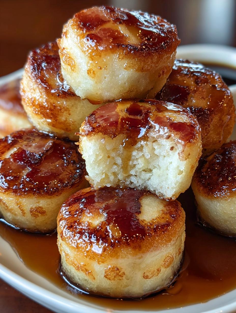 Maple Bacon Pancake Bites