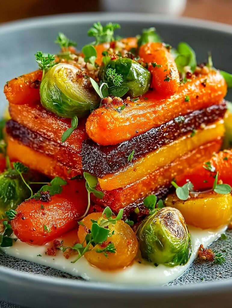 Maple Glazed Carrots Brussel