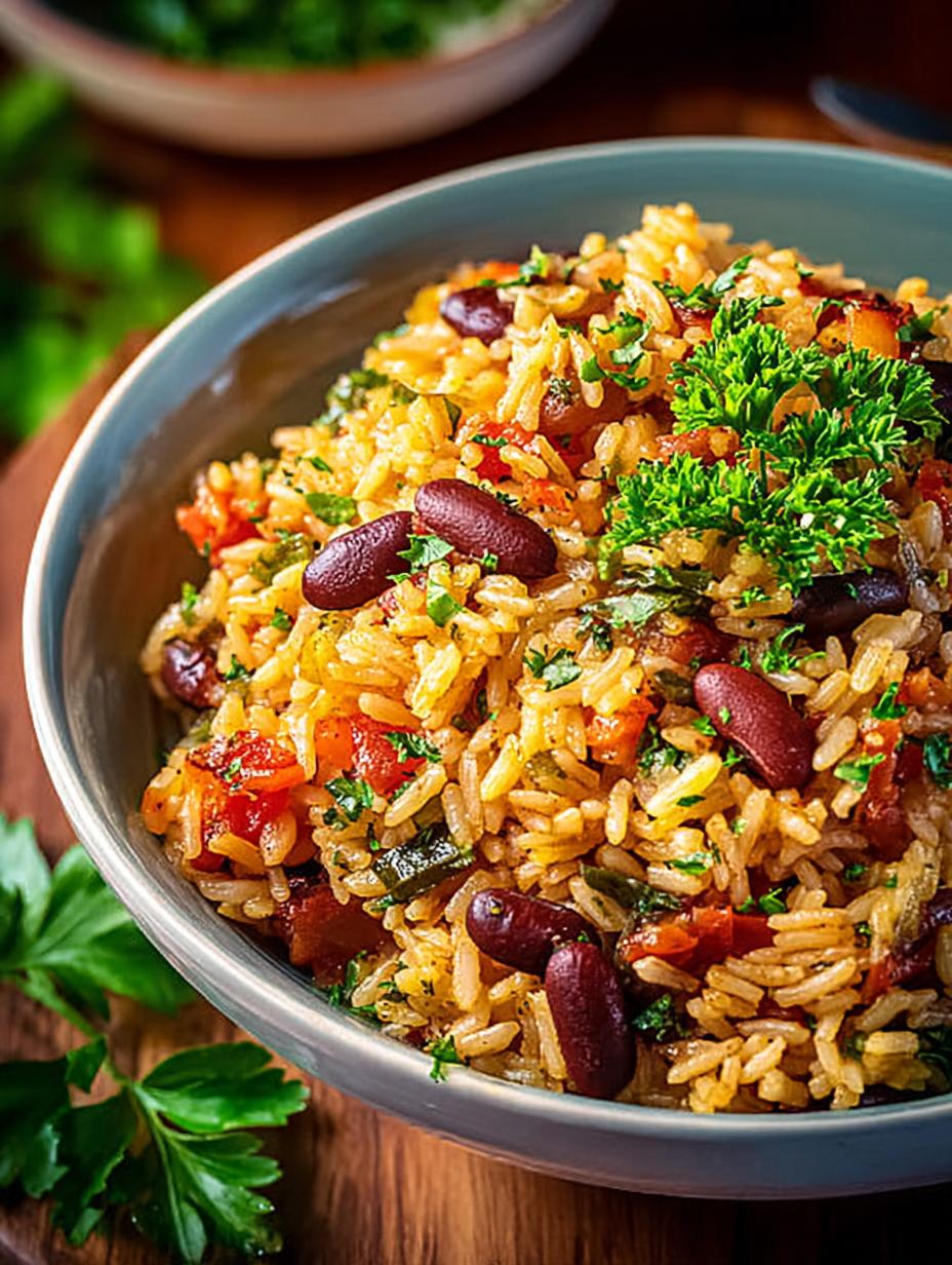 Healthy Mediterranean Rice Beans: A One-Pot Wonder Meal - Mediterranean Rice Beans - main visual representation