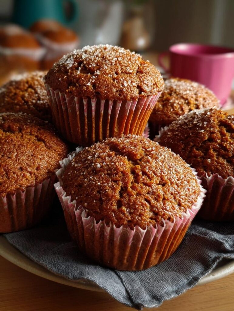Moist Gingerbread Muffins Spiced