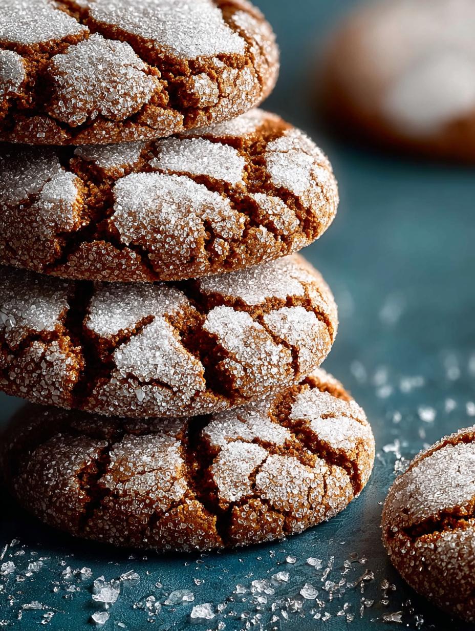 Molasses Crinkle Cookies: 12 Irresistible Chewy Treats - Molasses Crinkle Cookies - additional detail
