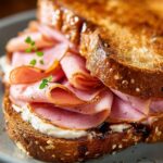 Mortadella Camembert Toast