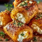 Oven Fried Feta Rolls