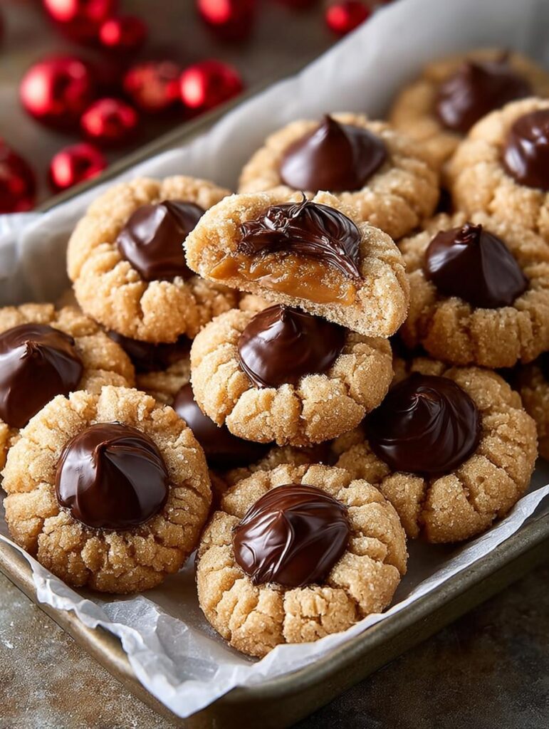 Peanut Butter Blossom Cookies