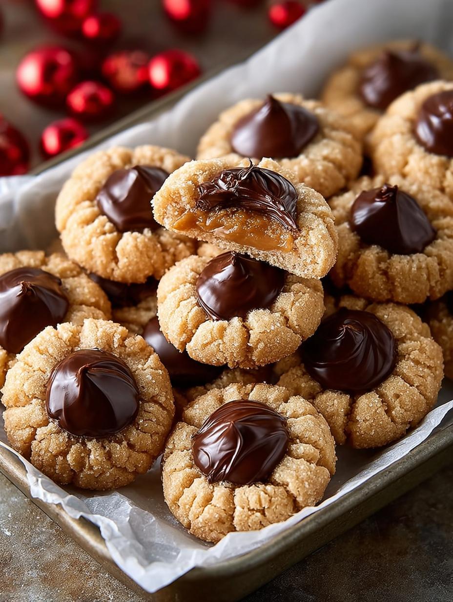 Peanut Butter Blossom Cookies