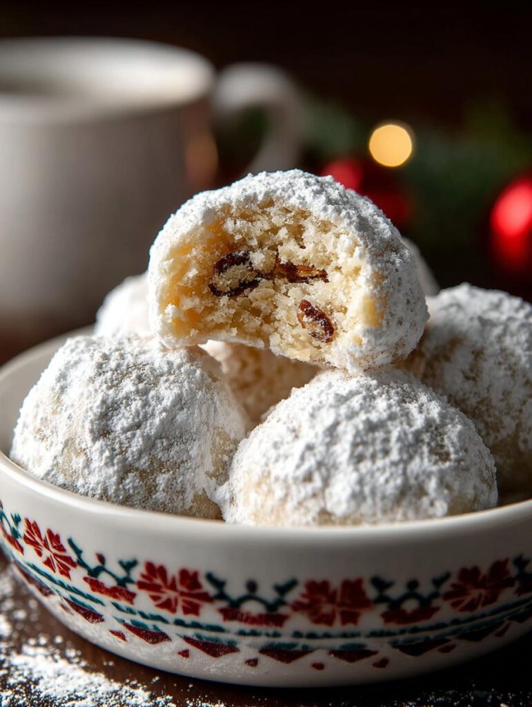 Pecan Snowball Cookies