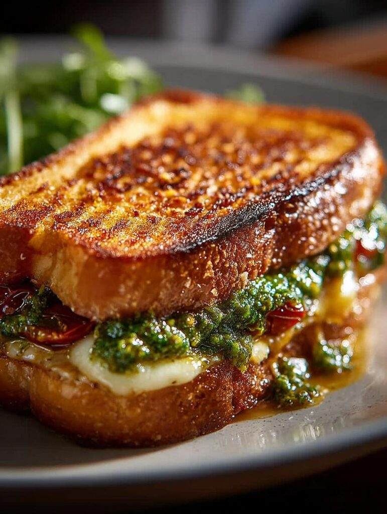 Pesto Grilled Cheese