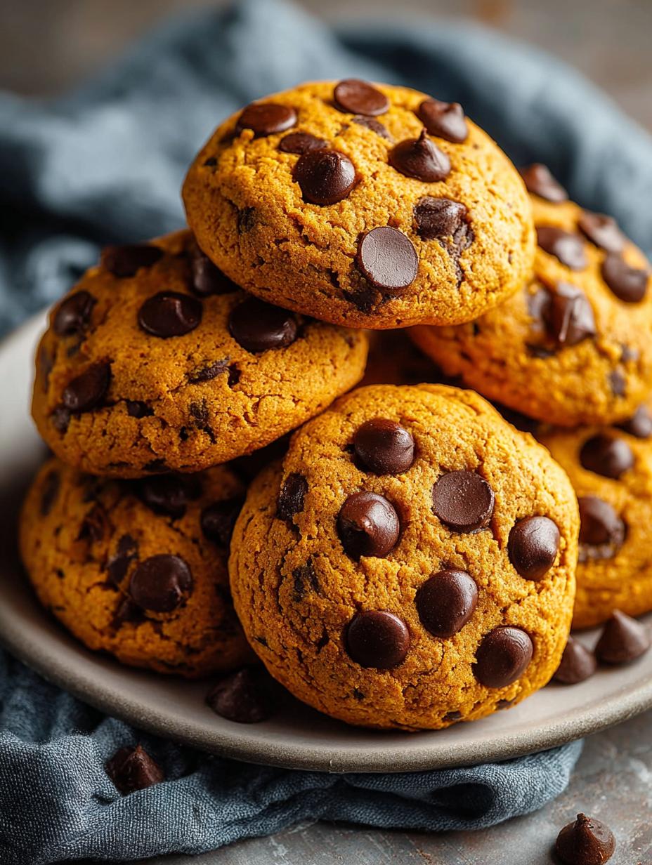 Pumpkin Chocolate Chip Cookies