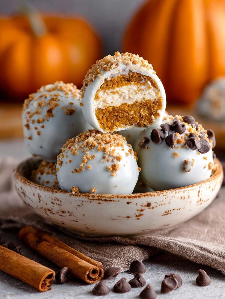 Pumpkin Cream Cheese Truffles