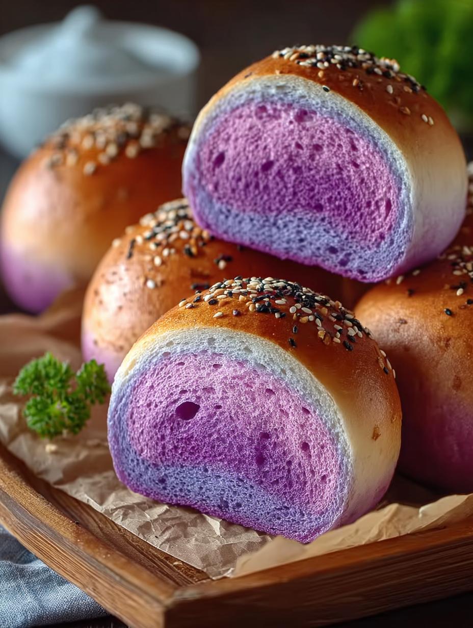 Purple Sweet Potato Buns